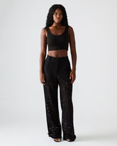 TRE LACE PANT BLACK