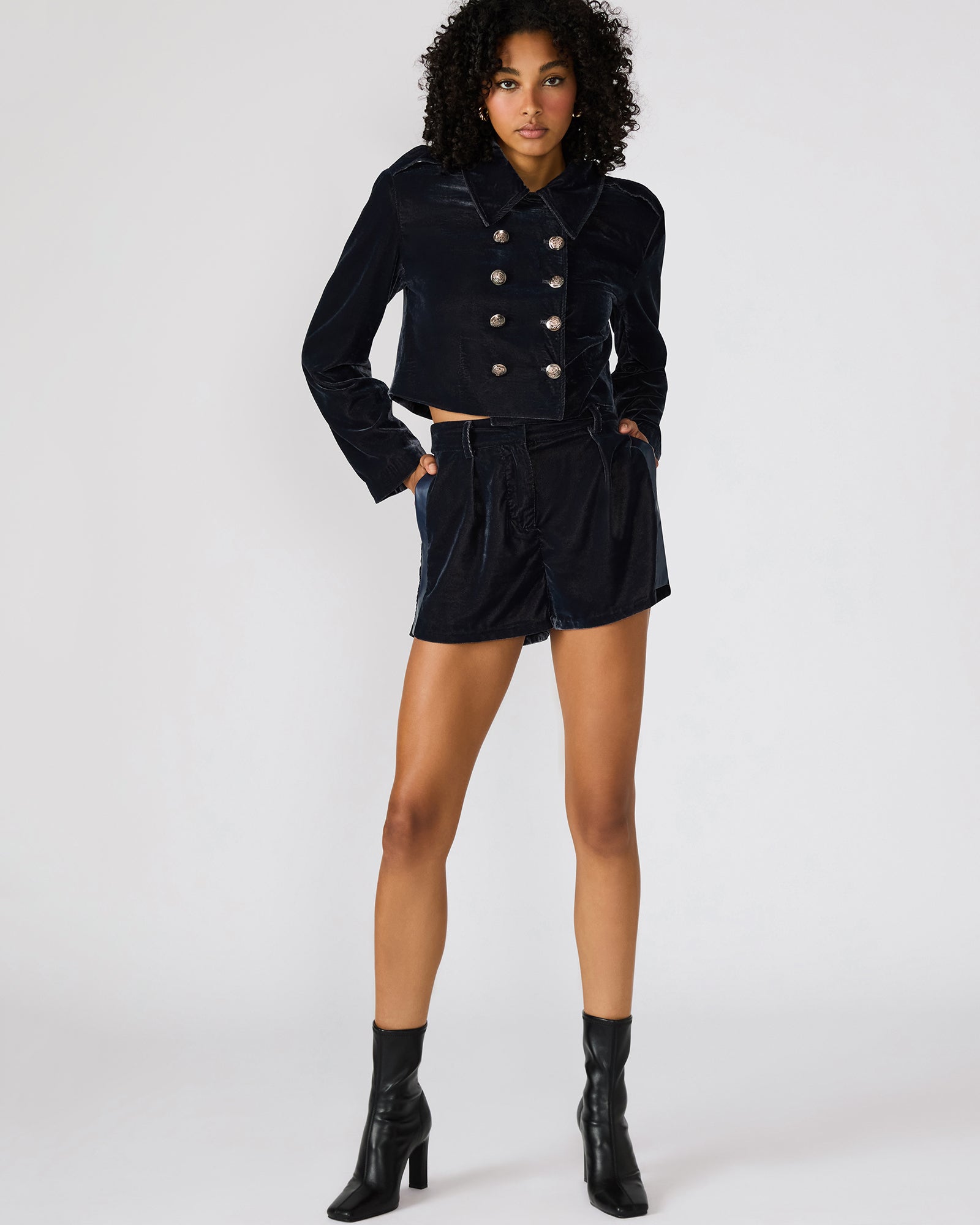 TONIA BLAZER INDIGO HAZE
