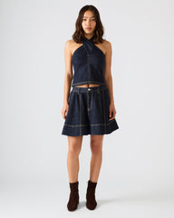SLOAN DENIM SKIRT INK